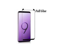 Samsung Galaxy S9 Vitre protection d'ecran en verre trempé incassable protection integrale Full 3D Tempered Glass FULL GLUE - [X1-Noir]