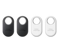 Samsung Galaxy SmartTag2 - Anti-Verlust Bluetooth-Tag für Handy - 4 Pack 2 Schwarz, 2 Weiãÿ