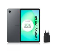 Samsung Galaxy Tab A11 8.7" 4G 64 Go, Tablette Android, RAM 4 Go, Son 3D, Gris, Chargeur Secteur Rapide 25W Inclus, Version FR