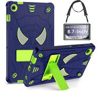 Samsung Galaxy Tab A9 8.7" 2023 Full Protective Case Cover With Stand Flip And Shoulder Strap For A9 8.7 Inch Tablet Smx110 Durable Kids Friendly