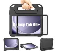 Samsung Galaxy Tab A9+ Plus Kid's 11 Inch 2023 Tablet Case (Sm-X210/X216/X218), Lightweight Shockproof Built In Screen Case With Handle And Stand For Galaxy Tab A9+ 11 Inch, Black