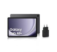 Samsung Galaxy Tab A9+ Tablette Android, 128 Go de Stockage, RAM 6 Go, Grand écran de 11", WiFi, Son 3D, Anthracite, avec Chargeur Secteur Rapide 25W Inclus (Version FR)