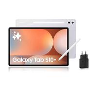 Samsung Galaxy Tab S10+ 12.6'' WiFi 256 Go, Tablette Android avec Galaxy AI, Argent, S Pen + Chargeur Secteur Rapide 25W Inclus, Version FR
