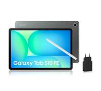 Samsung Galaxy Tab S10 FE, Tablette Android 5G 10.9" 128 Go, S Pen Inclus, Certification IP68, Gris Anthracite, Chargeur Secteur Rapide 25W Inclus, Version FR