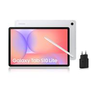 Samsung Galaxy Tab S10 Lite, 10.9", Wi-FI, 128Go, Tablette Android, S Pen Inclus, Argent, Chargeur Secteur Rapide 25W Inclus, Version FR