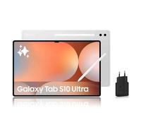 Samsung Galaxy Tab S10 Ultra 14.6'' WiFi 256 Go, Tablette Android avec Galaxy AI, Argent, S Pen + Chargeur Secteur Rapide 25W Inclus, Version FR