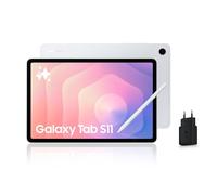 Samsung Galaxy Tab S11 11'' WiFi 128 Go, Tablette Android avec Galaxy AI, Dex, Argent, S Pen et Chargeur Secteur Rapide 25W Inclus, Version FR