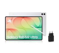 Samsung Galaxy Tab S12 Ultra, Tablette Android IA, 256 Go, WiFi, Argent | Écran Dynamic AMOLED 2X 14,6", S Pen fourni, Assistant Note IA, Batterie de 11 600 mAh, Résistante à l'eau, Adobe Photoshop