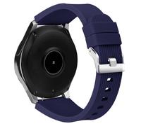 Samsung Galaxy Watch 46 mm Bracelet de rechange en silicone souple Bleu (L)
