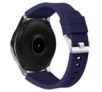 INF Bracelet compatible avec Samsung Galaxy Watch 46 mm, Galaxy Watch 3 45 mm, Gear S3 Frontier/Classic, bracelets de rechange en silicone souple 22 mm pour Huawei GT 2 46 mm, bleu