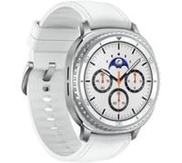 SAMSUNG "Galaxy Watch 8 Classic 3,3 cm (1.3"") AMOLED 46 mm Numérique 438 x 438 pixels Écran tactile 4G Argent Wifi GPS (satellite), Smartwatch"
