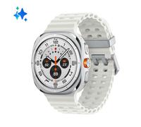 Samsung Galaxy Watch Ultra 1.5" AMOLED 47 mm Numérique 480 x 480 Écran tactile 4G Blanc Wifi GPS (satellite)
