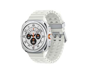 Samsung Galaxy Watch Ultra SM-L705FZWADBT : Écran 1.5" Super AMOLED 480x480, 2MB RAM, 4G LTE, GPS, Bluetooth 5.3, Wi-Fi, Wear OS, Boîtier Titane 47mm, Batterie 590 mAh