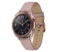 Samsung Galaxy Watch3 Bluetooth, boîtier 41 mm, bracelet en cuir, capteur de chute, suivi de sport, 48,2 g, batterie 247 mAh, IP68, Mystic Bronze [version italienne]