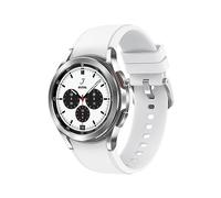 Samsung Galaxy Watch4 Classic Montre Intelligente avec Lunette rotative, Suivi de santé, Suivi de Fitness, 4G, 42 mm, argenté