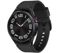 Samsung Galaxy Watch6 Classic - 43 mm - Montre connectée avec bracelet - cuir écologique hybride - noir - taille du bracelet : S/M - affichage 1.3" - 16 Go - NFC, Wi-Fi, Bluetooth - 52 g - noir