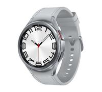 Samsung Galaxy Watch6 Classic argent 47mm Bluetooth Hybrid Bracelet en éco-cuir argent