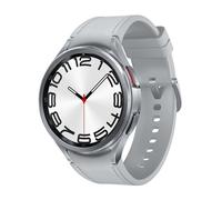 Samsung Galaxy Watch6 Classic Argent 47mm Bluetooth Hybrid Bracelet En Éco-Cuir Argent