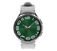 Samsung Galaxy Watch6 Classic Argent 47mm Lte Bracelet Hybride En Éco-Cuir Argent