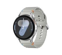 Samsung Galaxy Watch7 - 44 mm - Montre connectée avec bracelet sport - caoutchouc - taille du bracelet : M/L - affichage 1.47" - 32 Go - NFC, Wi-Fi, Bluetooth - 33.8 g - argent