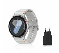 Samsung Galaxy Watch7, Montre Connectée, Suivi de Santé, Suivi de Sport, 44mm, Bluetooth, Argent, Galaxy AI, Chargeur secteur inclus (Version FR) [Exclusivité Amazon]
