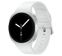 Samsung Galaxy Watch8 - 40 mm - argent - Montre connectée avec bracelet sport - caoutchouc - blanc - taille du bracelet : S/M - affichage 1.34" - 32 Go - NFC, Bluetooth, Wi-Fi, LTE - 4G - 30 g