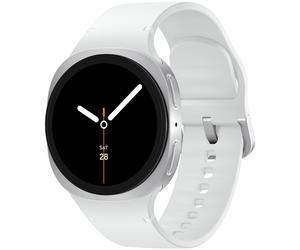 Samsung Galaxy Watch8 40mm eSim Silver SM-L325FZSAEUB - Unisex - 40 mm - Quartz avec chargeur - Verre saphir