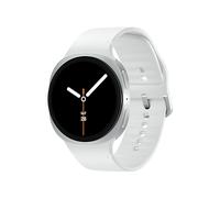 Samsung Galaxy Watch8 44mm Argent, Écran 1.5" AMOLED 480x480, 2Go RAM, 32Go Flash, Exynos W1000, GPS, WiFi, Bluetooth 5.3, Wear OS, IP68