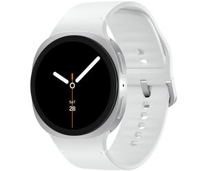 Samsung Galaxy Watch8 44mm eSim Silver SM-L335FZSAEUB - Unisex - 44 mm - Quartz avec chargeur - Verre saphir