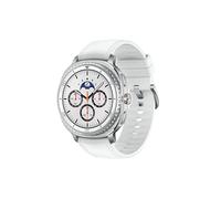 Samsung Galaxy Watch8 Classic Smartwatch, 46 mm, Blanc, Bluetooth (Version CAD) - Assistant IA (Gémeaux), Coaching du Sommeil, Suivi de la Condition Physique