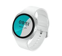 Samsung Galaxy Watch8 Montre connectée Bluetooth 44 mm avec bracelet de sport - Design coussin - Système dynamique à pattes - Processeur 3 nm - Santé cardiaque - One UI 8 - Argent