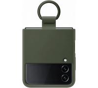 Samsung Galaxy Z Flip4 Silicone Cover with Ring Khaki - EF-PF721TGEGWW