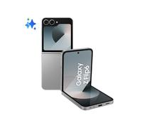 Samsung Galaxy Z Flip6 Argent SM-F741BZSHEUE : Écran 6.7" Dynamic AMOLED 2X 120Hz, Snapdragon 8 Gen 3, 12Go RAM, 512Go, Double SIM 5G, Android 14