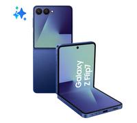 Samsung Galaxy Z Flip7 5G Bleu, écran 6.8" Dynamic AMOLED 2X 120Hz, Exynos 2500, 12Go RAM, 512Go stockage, double caméra 50MP+12MP, Android