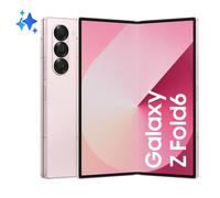 Samsung Galaxy Z Fold6 Smartphone AI, 512GB, RAM 12GB, Display 6,3"/7,6" Dynamic AMOLED 2X, Pink
