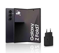 Samsung Galaxy Z Fold7, Smartphone Android 5G avec Galaxy AI, 512 Go, Chargeur Secteur Rapide 25W Inclus, Smartphone déverrouillé, Noir Absolu, Version FR