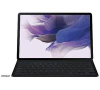 SAMSUNG Housse de clavier pour tablette Galaxy Tab S8+, S7 FE, S7+ Lite avec grandes tailles de clés, porte-stylo S, mince, robuste, ultra léger, version américaine, EF-DT730UBEGUJ, noir (l'emballage peut varier)