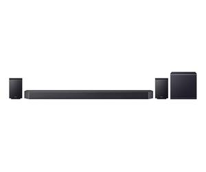 Samsung HW-Q995GH Q-Series Barre de Son Surround 11.1.4 canaux pour téléviseur, Double Caisson de Basses sans Fil 8", Haut-Parleur arrière 4.0.2 canaux, Dolby Atmos & DTS:X, SpaceFit Sound Pro