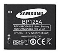 Samsung IA-BP125A Lithium-ION (Li-ION) 1250mAh 3.7V Batterie Rechargeable - Batteries Rechargeables (1250 mAh, 4,6 Wh, Lithium-ION (Li-ION), 3,7 V, Noir, 1 pièce(s))