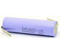Samsung INR18650-29E ZLF Pile rechargeable spéciale 18650 flat-top, résiste aux températures élevées, cosses à souder en Z Li-Ion 3.6 V 2900 mAh 1 pc(s)