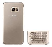 Samsung Keyboard Cover EJ-CG928 - QWERTZ - protège-clavier pour téléphone portable - or - pour Galaxy S6 edge+ G
