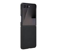 Samsung Kindsuit EF-VF766 Étui de Protection pour Smartphone Galaxy Z Flip7, Aspect Cuir, résistant aux Rayures, Noir