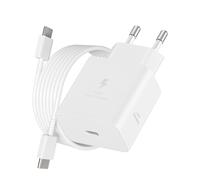 Samsung Kit Chargeur Secteur USB-C 45W PD avec Câble USB-C 1.8m Rapide Blanc