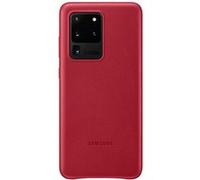 Samsung Leather Cover EF-VG988 - Coque de protection pour téléphone portable - aluminium, cuir - rouge - pour Galaxy S20 Ultra, S20 Ultra 5G rouge G