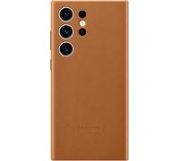 Samsung Leather Cover pour Galaxy S23 Ultra, Camel