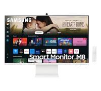 Samsung LS32DM801UUXXU 32" 4K Ultra HD HDR10 Smart Moniteur avec haut-parleurs | USB-C | HDMI | WiFi | Bluetooth | Smart Hub pour streaming TV | Hub de jeu | Blanc