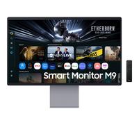 Samsung Smart Monitor M9 (S32FM900), Flat 32", 3840x2160 (UHD 4K), Smart Hub avec AI, Panneau QD-OLED, Office 365, Gaming Hub, Haut-parleur intégré, Télécommande, WiFi, HDMI, DP, USB-C