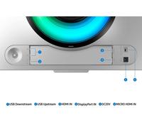 Samsung G95SC écran plat de PC 124,5 cm (49") 5120 x 1440 pixels Dual QHD OLED Argent