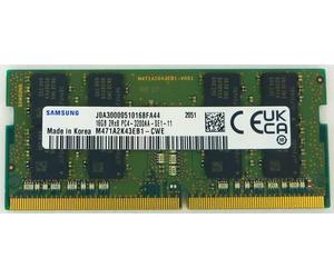 Samsung M471A2K43EB1-CWE 16GB DDR4 3200MHz PC4-25600 SODIMM module de mémoire 16 Go 1 x 16 Go 3200 MT/s 260-pin SO-DIMM