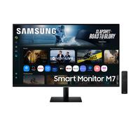 Samsung Smart Monitor M7 (S32FM702), Flat 32", 3840x2160 (UHD 4K), Smart Hub avec AI, Office 365, Gaming Hub, Haut-parleur intégré, Télécommande, WiFi, HDMI, USB-C